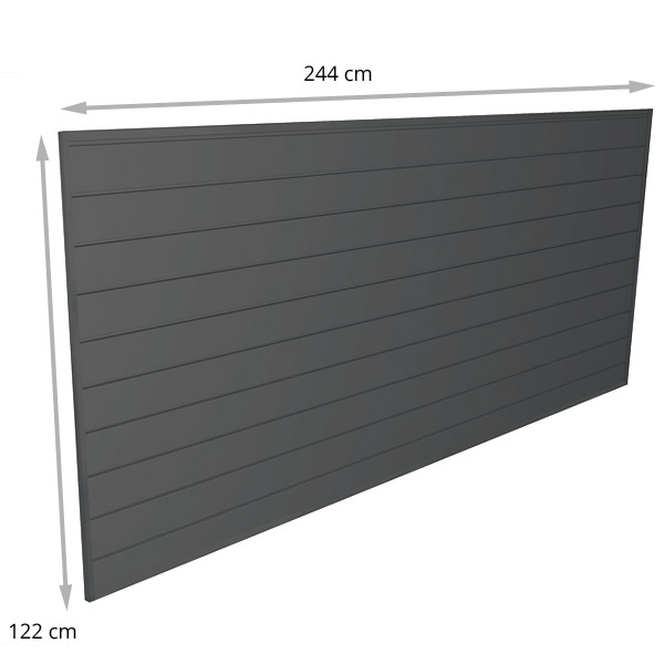 Wandpaneele-Set lang anthrazit | Wandpaneele | Garage und Werkstatt
